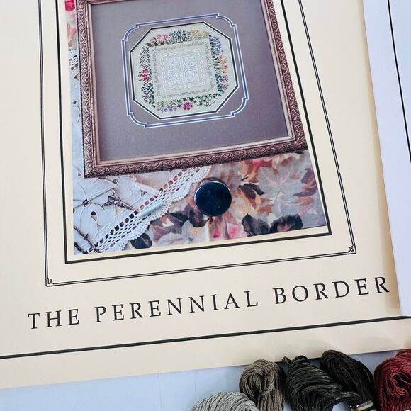 The Drawn Thread Counted Cross Stitch 12 House Sampler & Perennial Border Floss - Picture 8 of 11